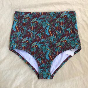 Out From Under high waisted printed bikini bottom